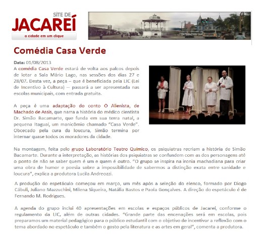 casa verde site de jacarei